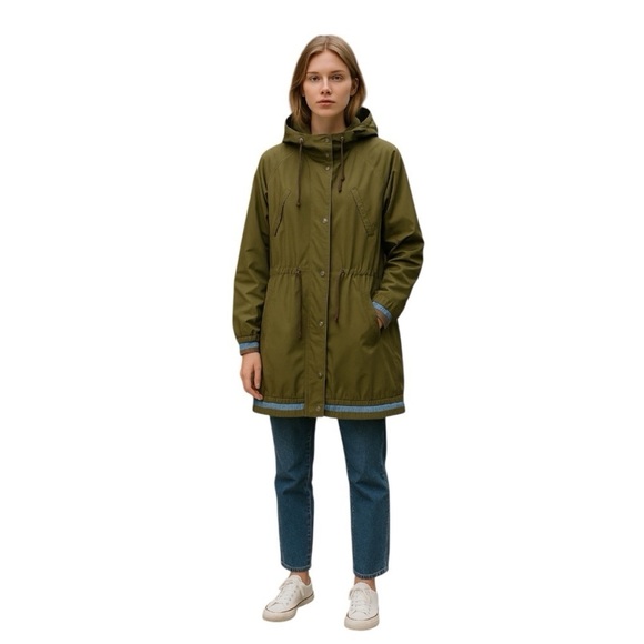 Free People Women's Sage Green Size S Windswept Anorak Jacket - Picture 2 of 5